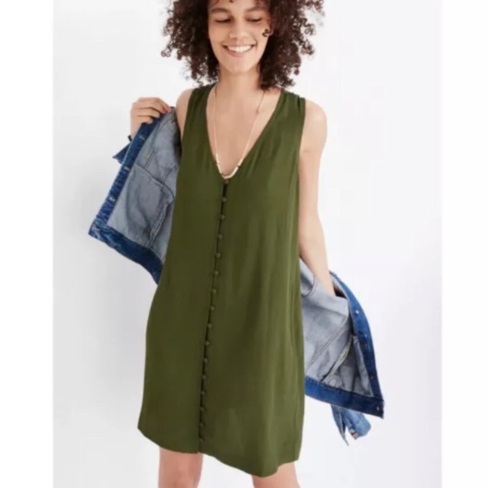 Madewell Heather Button Front Dress